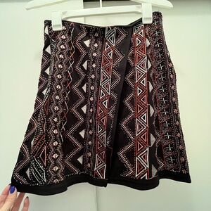 Tribal Patterned Skirt